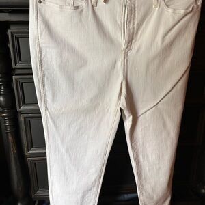 Madewell White Straight Leg Denim for Versatile Style